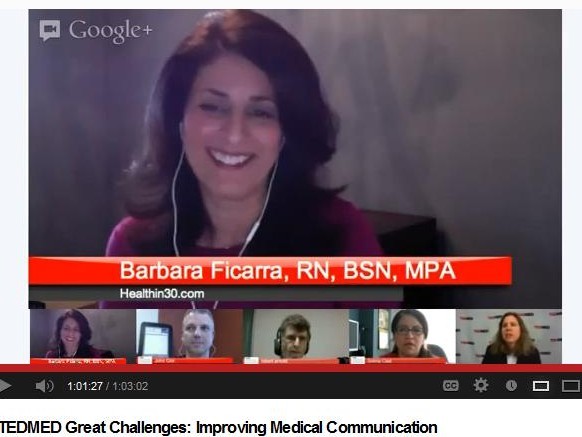 TEDMED Great Challenges Barbara Ficarra YouTube Improving Medical Communication