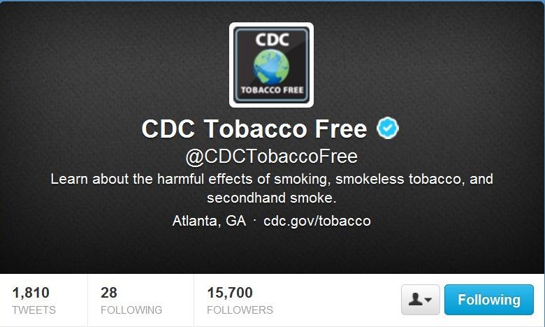 Twitter Chat The Great American Smokeout CDC Tobacco Free for Healthin30 Post