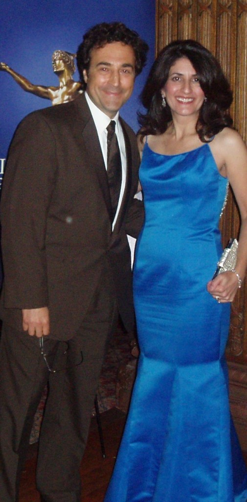 Barbara Ficarra and John La Puma, MD at the Freddie Awards - Healthin30