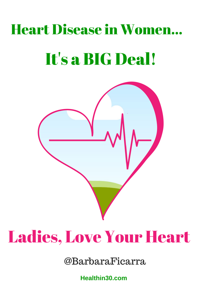 Post Heart Disease in Women...It's a BIG Deal by Barbara Ficarra Healthin30